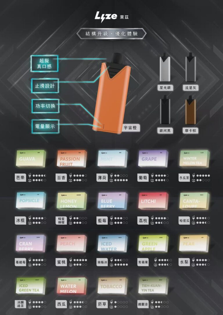 Lyze 萊茲 10000 口電子煙煙彈